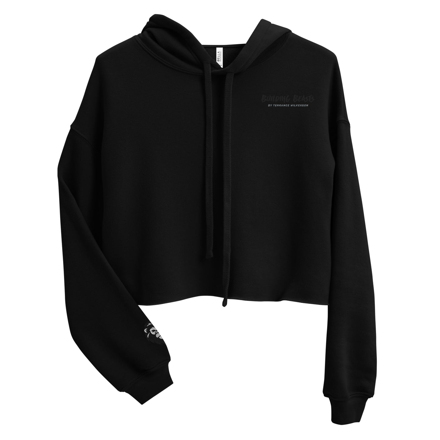 Crop Hoodie (Embroidered)