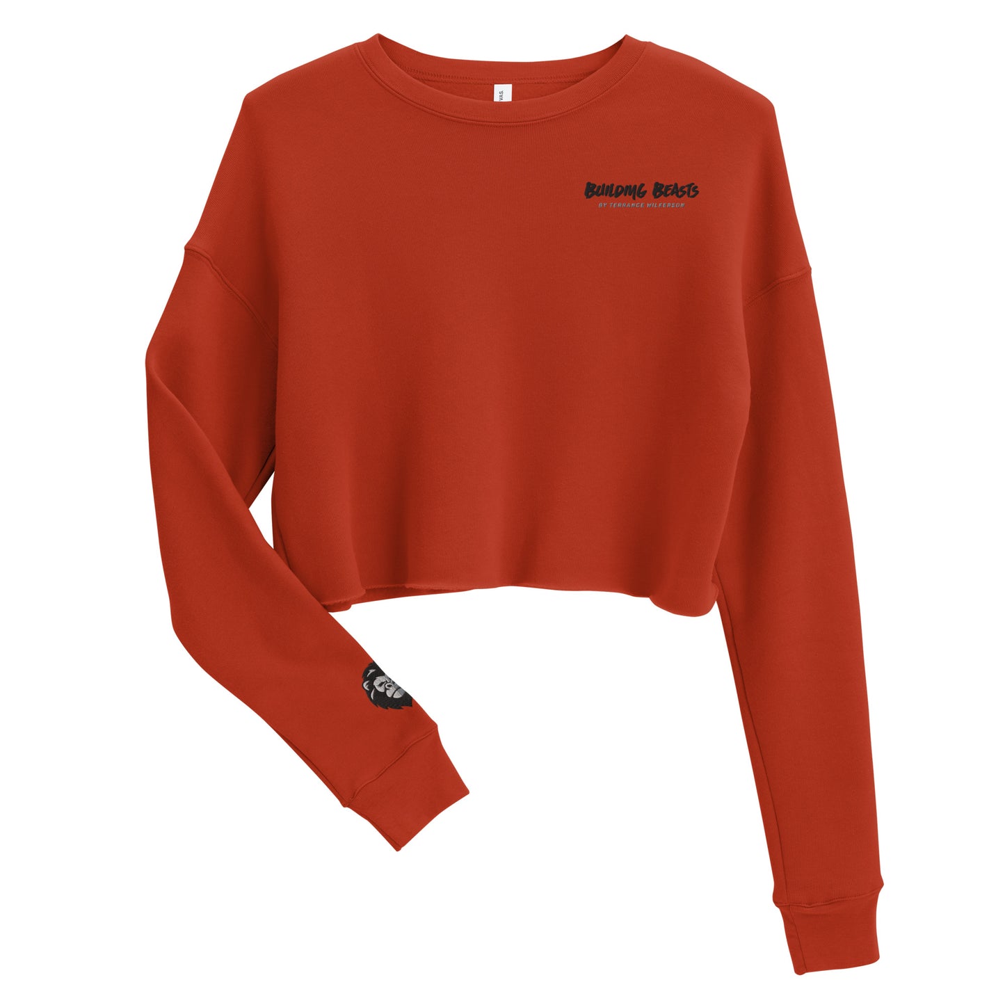 Crop Sweatshirt (Embroidered)
